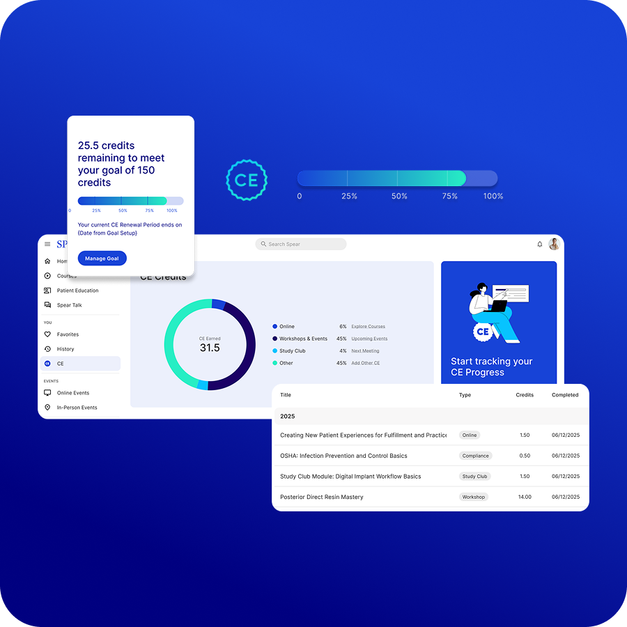 Centralized all your CE transcripts