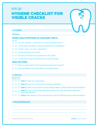 Cracked Tooth Checklist